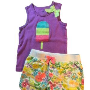 Cherokee & Falls Green Size 2T Set